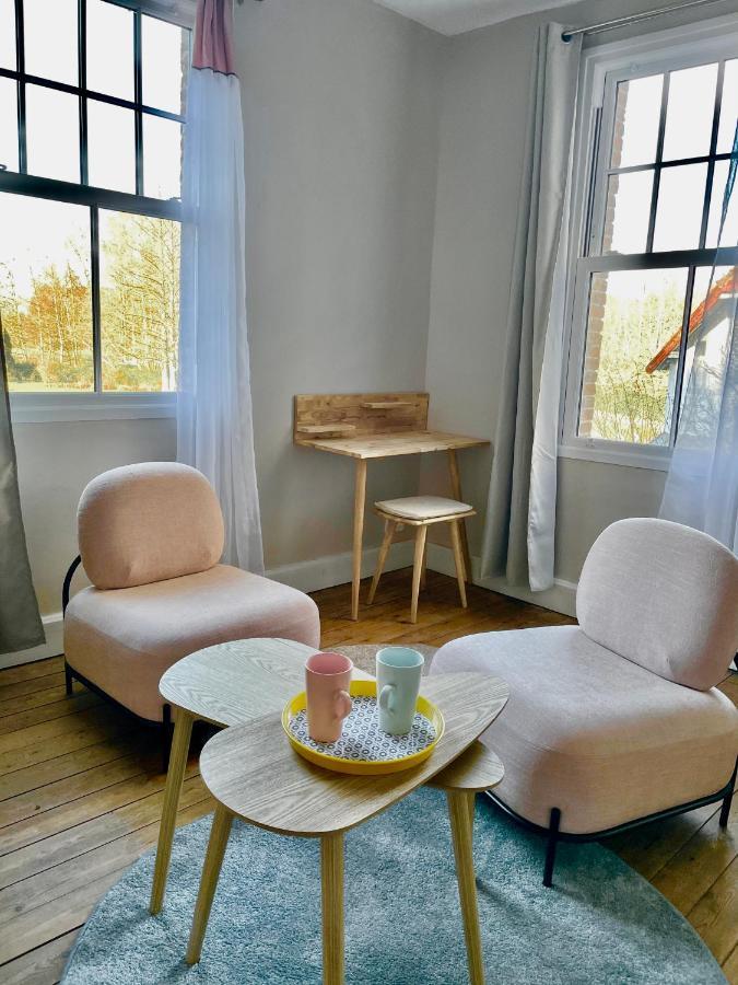 Aux Jolies Sources Bed & Breakfast Saint-Aubin-sur-Scie Dış mekan fotoğraf